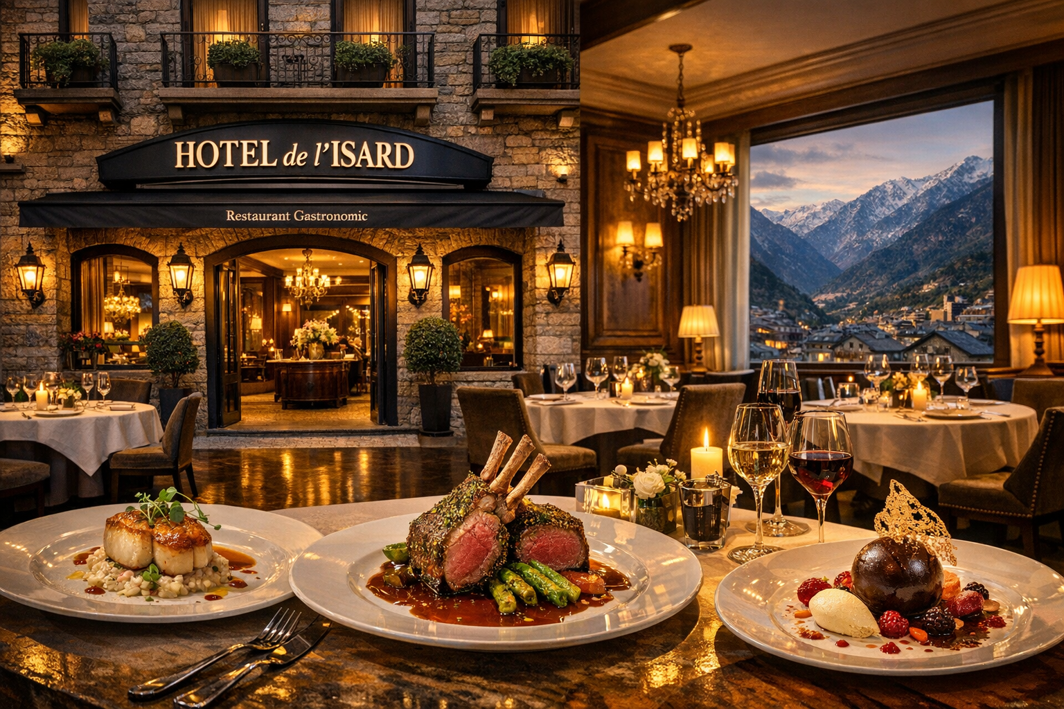 Hotel de l'Isard Andorra gastronómico boutique lujo