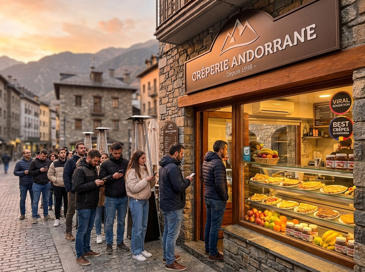 "**Crepería de la Rotonda** — Esta es la que ves en TikTok..."Crepe artesanal de la Crepería de la Rotonda: Nutella, fresas, pistacho