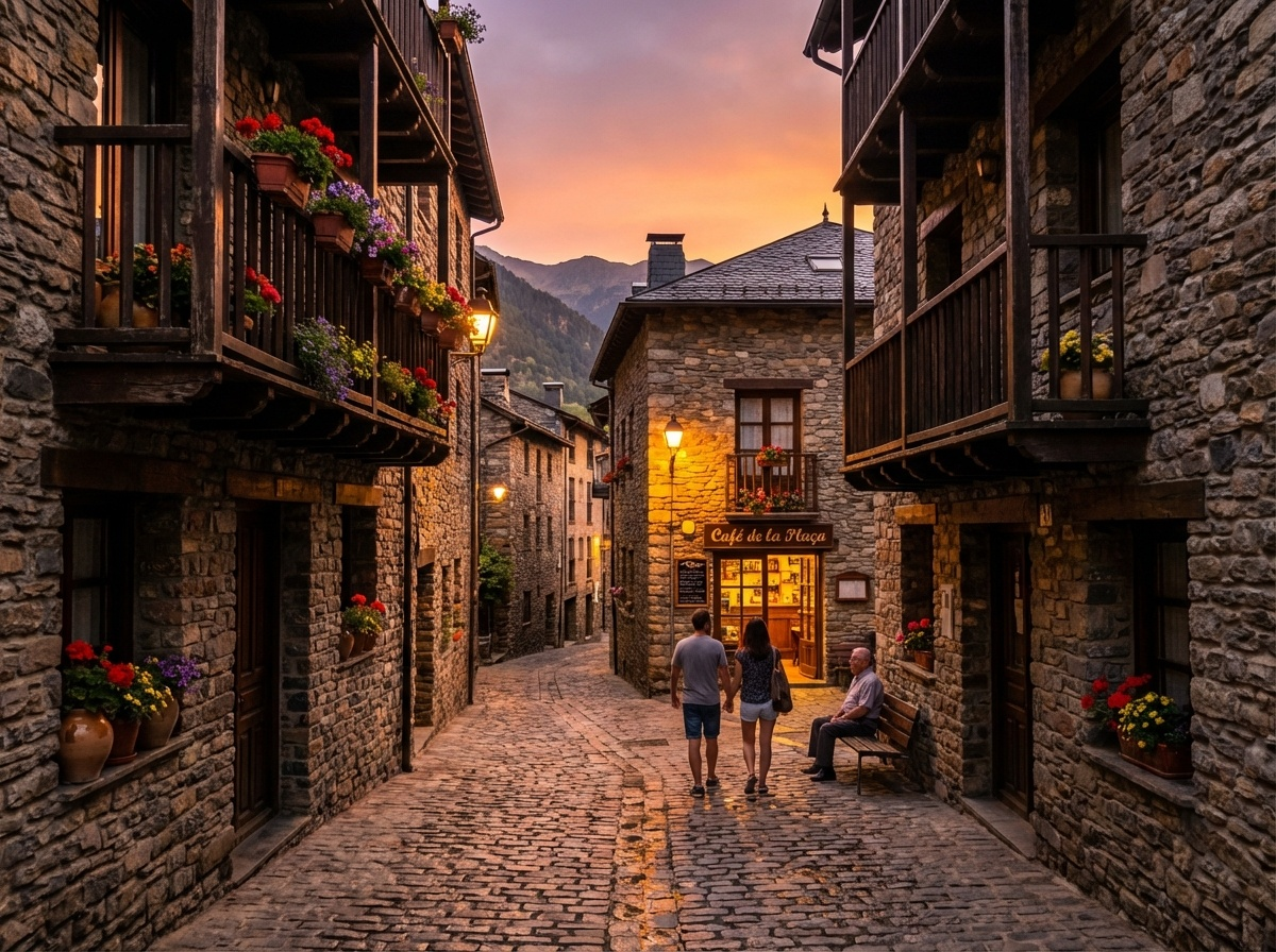 Las calles medievales del Barri Antic son Andorra en miniatura