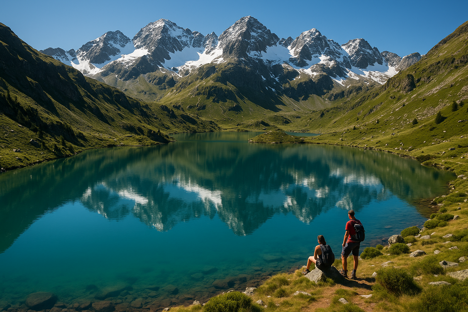 Estanys de Tristaina: lagos glaciares azul turquesa rodeados de picos de 3000